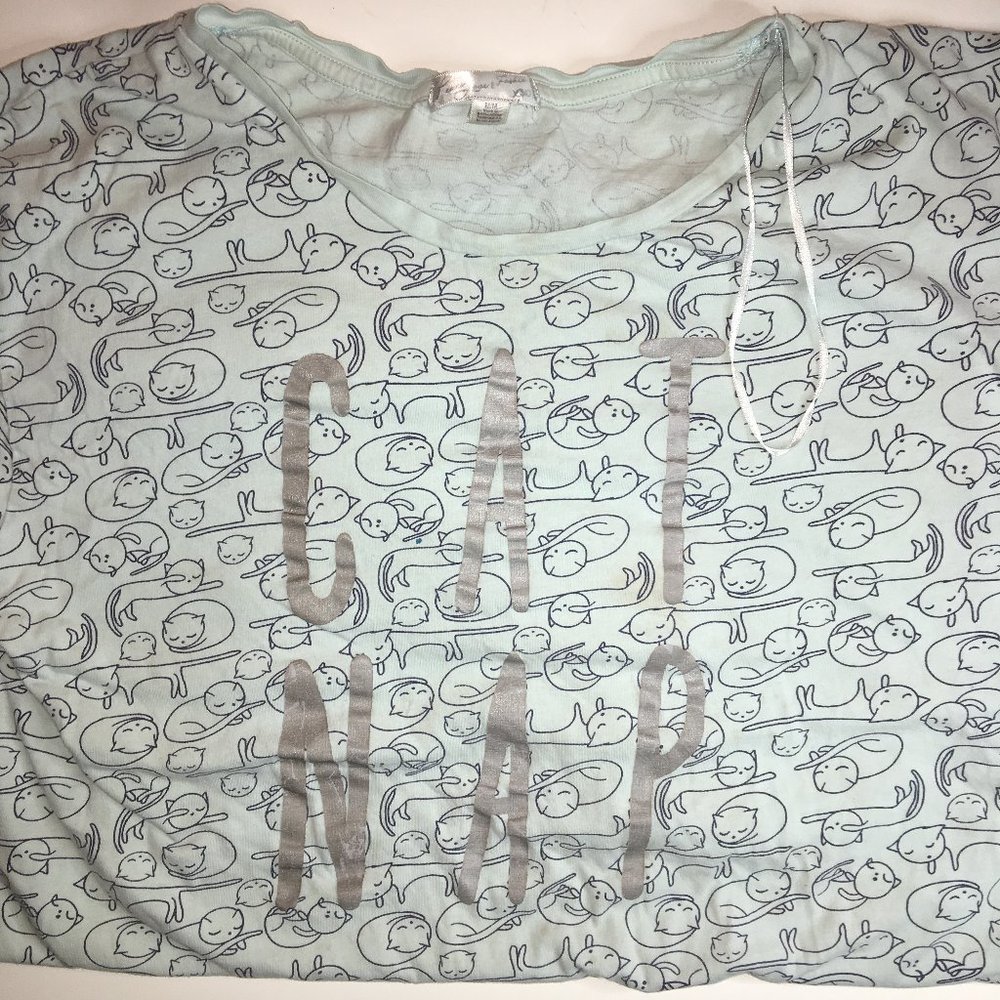 Pajamas ~ Blue ~ Cat Nap ~ Bit Worn